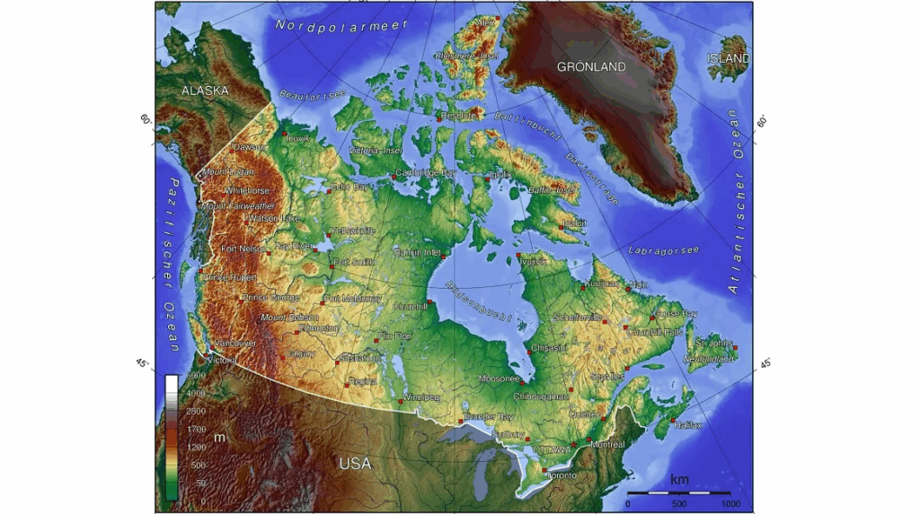 Canada map